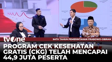 Cek Kesehatan Gratis Capai Jutaan Orang, Wamenkes: Kita Ingin Generasi Emas Sehat | tvOne
