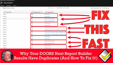 IBM Engineering Tool Tip 6: Fix Duplicate DOORS Next artifacts in JRS Report Builder
