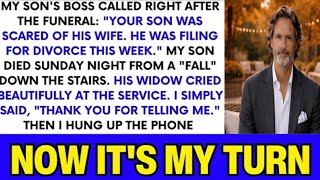 After My Son s Funeral His Boss Called Me You Need To Know The Truth About Him I Was Daniel