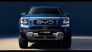 Officially Launched All-New BYD SHARK 2025 Pickup Truck, Rivaling Tesla Cybertruck, Ford F-150.