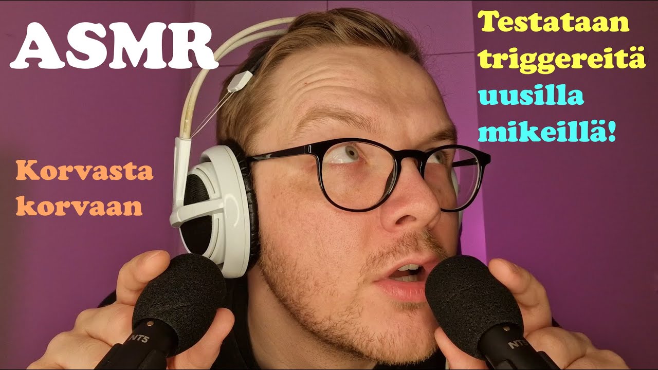 ASMR Suomi ✨️ Testataan triggereitä uusilla mikeillä! 👂 korvasta korvaan kuiskailua
