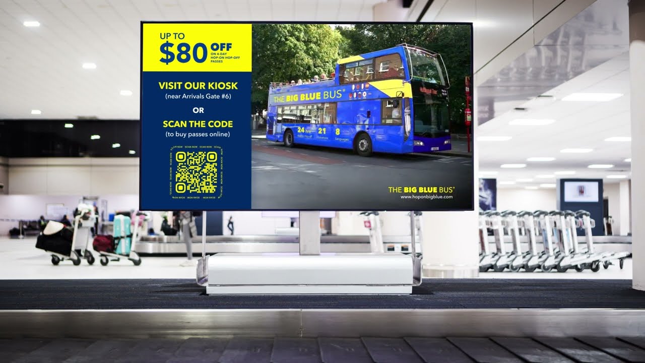 The Big Blue Bus Digital Out-of-Home Ad | StackAdapt Creative Studio