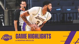 HIGHLIGHTS | Anthony Davis (17 pts, 9 reb) vs Memphis Grizzlies