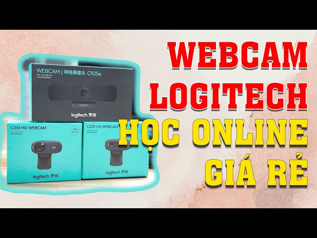 Logitech webcam học trực tuyến tốt nhất giá rẻ mùa dịch - BKIN.VN