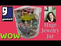 Goodwill Jewelry Jar ! Huge One