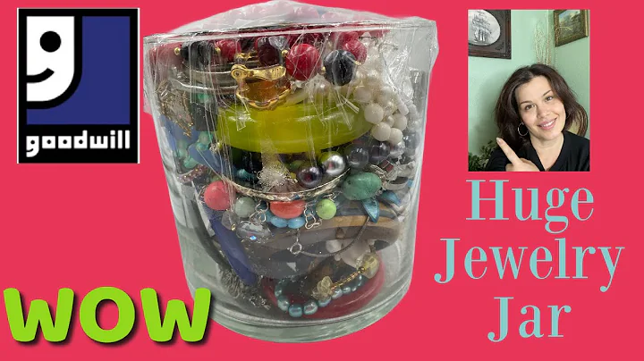 Discover the Hidden Treasures in This Massive Goodwill Jewelry Jar!