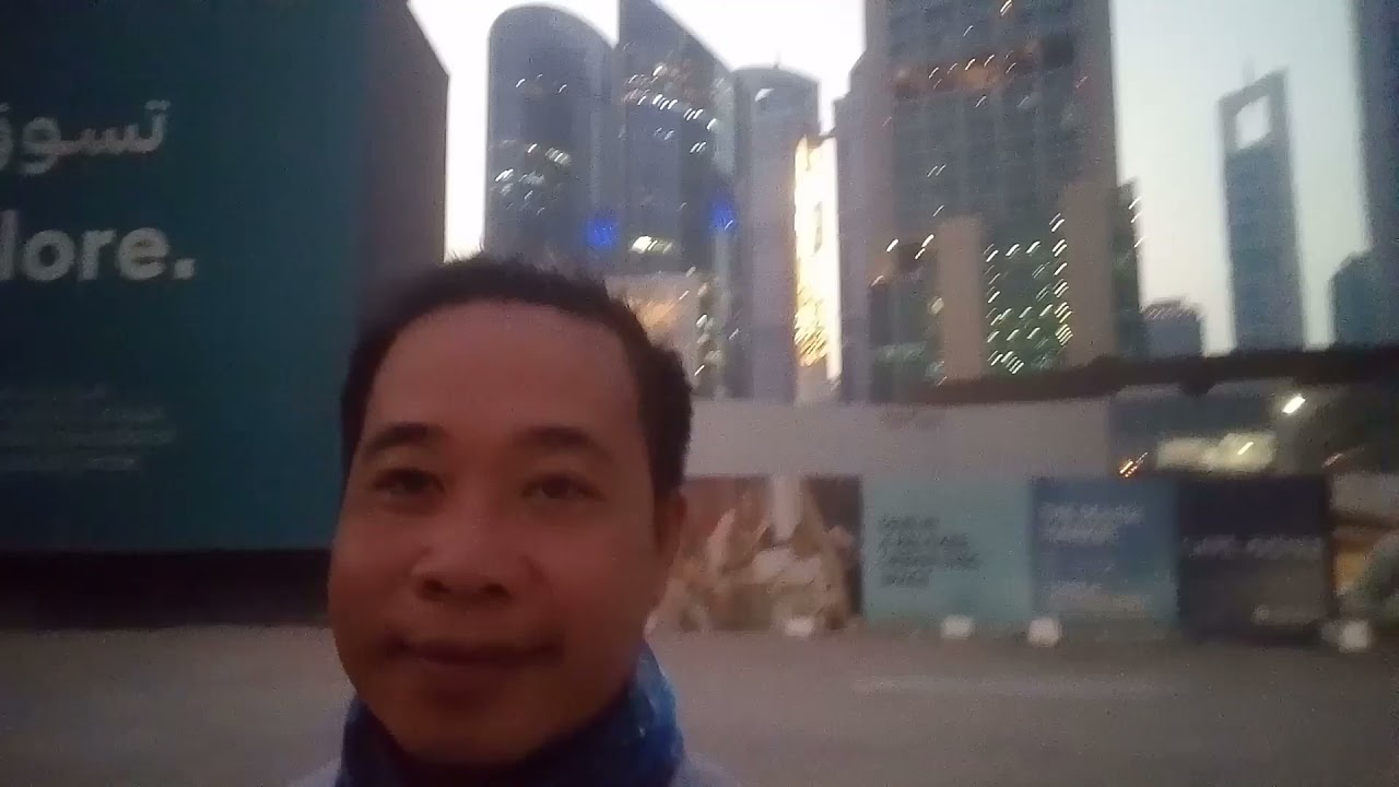 DIFC Buildings at night (Dubai)