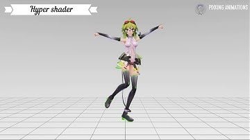 MMD Shader effect test with Gumi