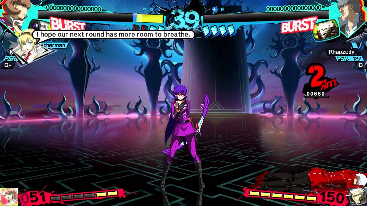 [P4AU] Mdesilva (Yukari) vs Rhapsody (Narukami)