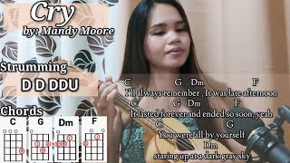 CRY - Mandy Moore | Easy ukulele tutorial-cover