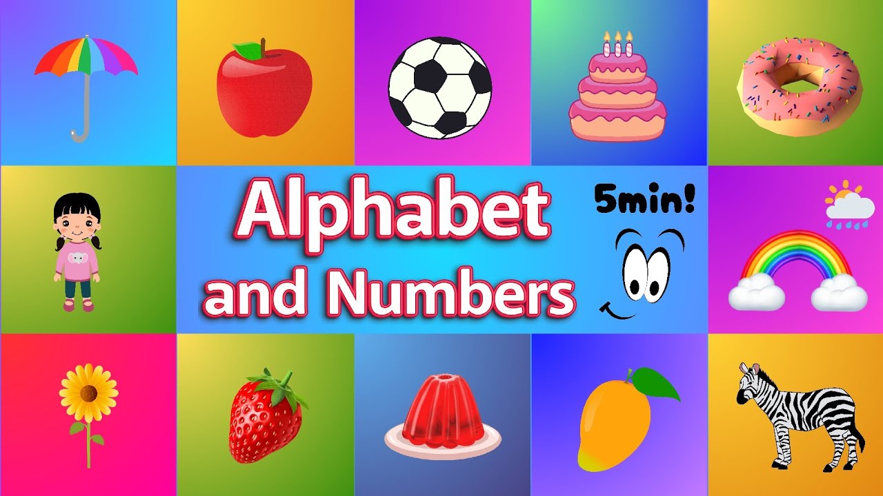 Alphabet and Numbers Learning for Kids | ABCs & 123s for Preschoolers ...