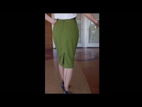 Video: How To Process A Slot On A Skirt