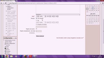 Box Navegação -  Moodle