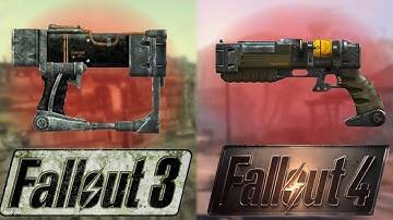 Fallout 3 vs Fallout New Vegas vs Fallout 4 | Laser pistol Comparison