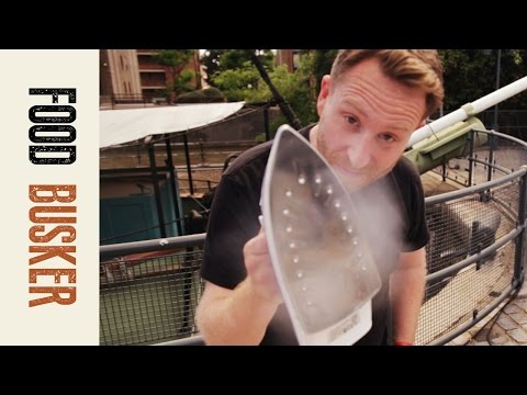 How to cook chicken with an Iron | John Quilter