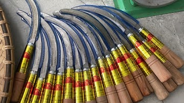 Ngày 19/9/2022 hl: 0354.905.888  liềm gặt lúa - dao thái chuối  -  dao lọc ——#daocaobang