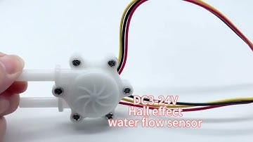 Food Grade POM Liquid Flow Sensor For Water Drinking Machines OEM turbine Flow Sensor