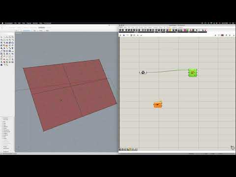 How to Get a Surface's Area, make Divisions and Extrude - Rhino/GH Tutorial