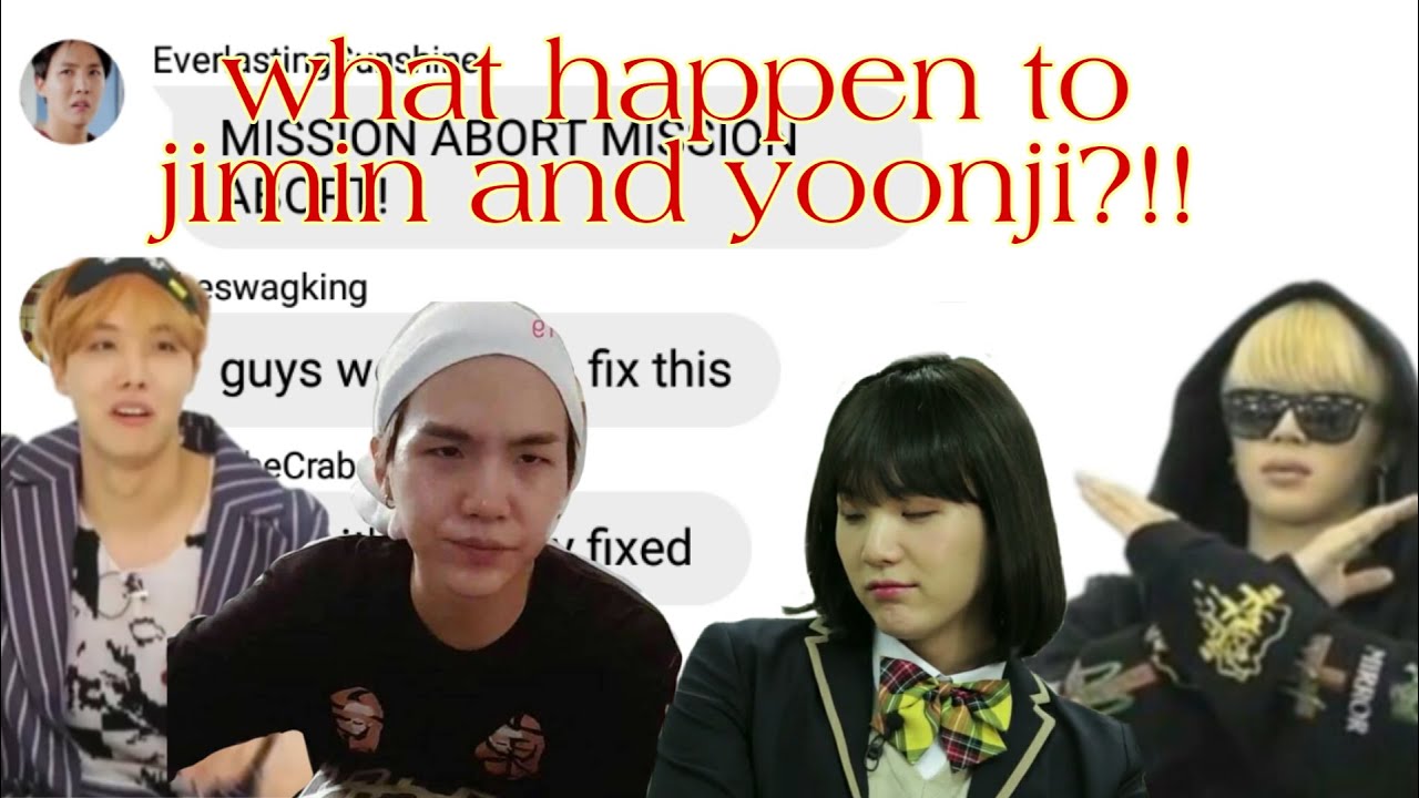 BTS TEXTS- wHat HaPpEn tO JiMin AnD YooNji?!!(YOONMIN,HOPEJI)