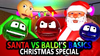 BALDI'S BASICS VS SANTA CLAUS! Christmas SPECIAL! Baldi Minecraft Animation Game