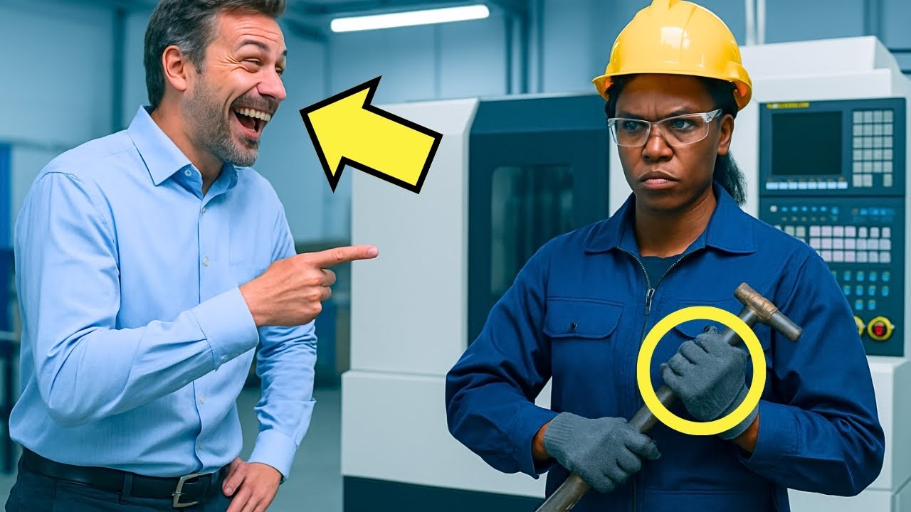 SI ARREGLAS ESTA MÁQUINA TE DOY MI SALARIO… SE BURLÓ EL PATRÓN… Y LA OBRERA NEGRA LO CALLÓ