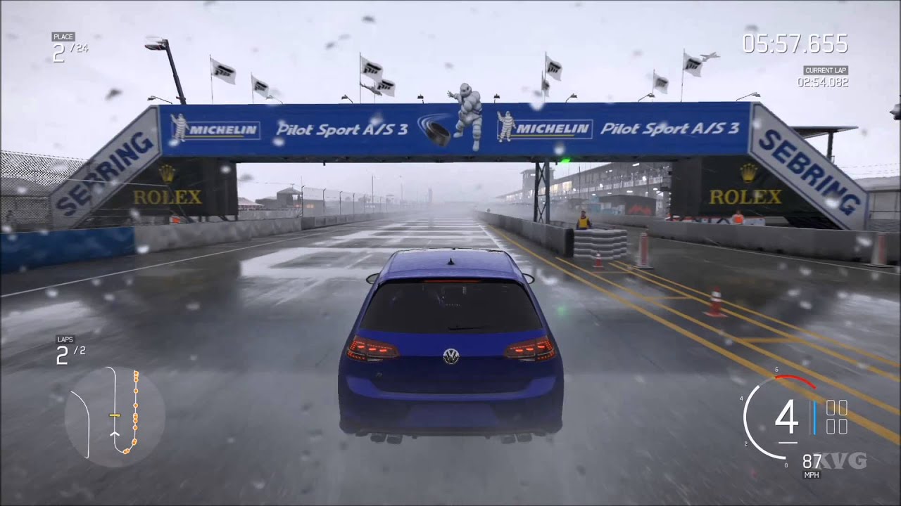 Forza 6: all the thrills and spills of driving in the wet