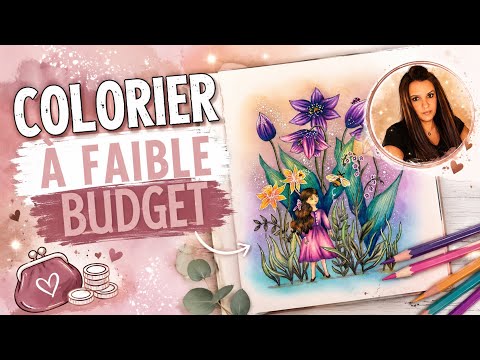 Ref:66bHMYqmL2Q COLORIER À FAIBLE BUDGET : Peut-on faire un joli coloriage sans se ruiner  