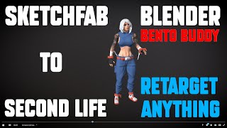 Sketchfab To Second Life - Low Poly Female Fighter