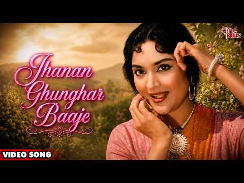 Jhanan Ghunghar Baaje | झनन घूंघर बाजे | Ganga Jamuna | Hindi Movie Song | Lata Mangeshkar