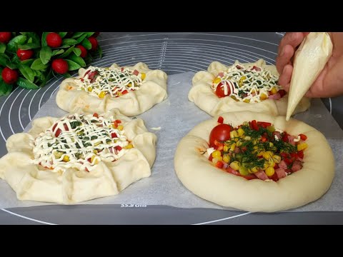 Почему Они Такие Вкусные  Гениально и Просто! Треугольные Мини Пиццы! Готовим с Mazzali