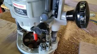 Porter Cable Plunge Router Depth Stop Adjustment - Making Dados