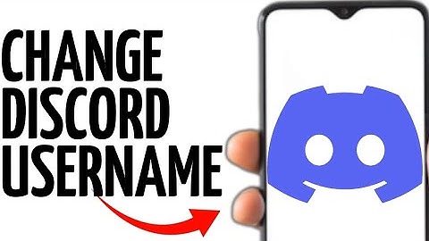 CHANGE DISCORD USERNAME!