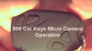 comment marche 808 car keys micro camera