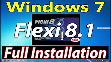 How To Install Flexi 8.1 Full Tutorial | पूरी जानकारी Step-by-Step | flexi 8.1 in windows 7