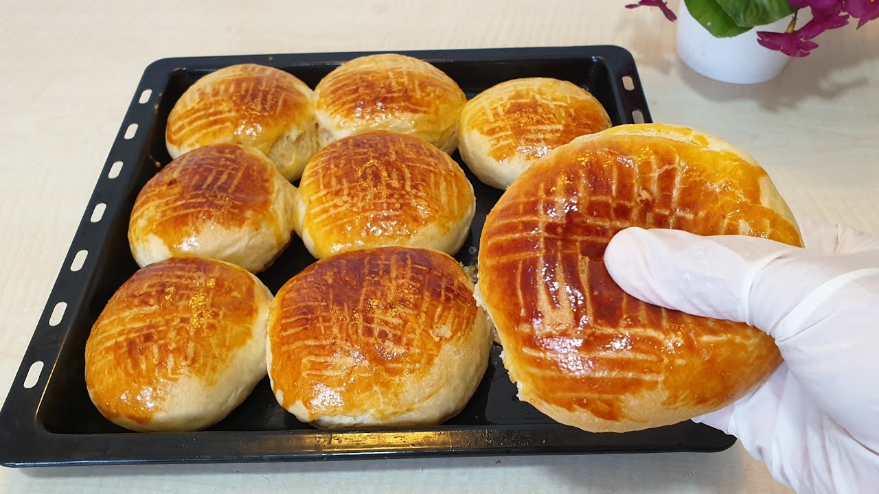 أخف وأطيب بوتشا تركية بعجينة اليوغورت بدون زبدة٪٪ الجميع يحب هذه الوصفة