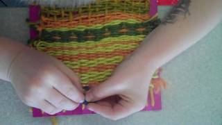 Weaving in 1st grade