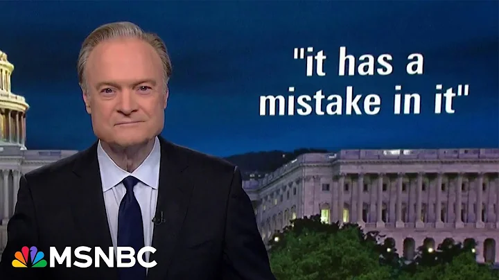 Lawrence: House Republican says we're not 'little b----es.’ Dem calls out GOP's Trump bill mistake.