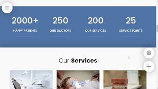 8b AMP Website Builder | Medical Website Template!