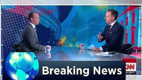 BREAKING: Stephen miller was escorted off set of cnn after an interview with jake tapper went off t