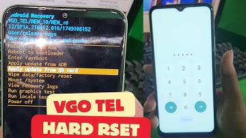 All VGO TEL Smart phone hard reset/ VGO TEL reset screen lock