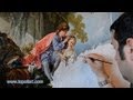 Art Reproduction (Boucher - The Four Seasons: Spring) Hand-Painted Step by Step