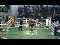 Rafael lopes wins muay thai fight