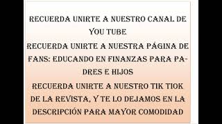 CORTO: (31) REFLEXION DE HOY EDUCANDO EN FINANZAS PARA PADRES E HIJOS