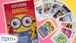 EXPLODING MINIONS!💥 Card Game from Exploding Kittens Instructions + Review!