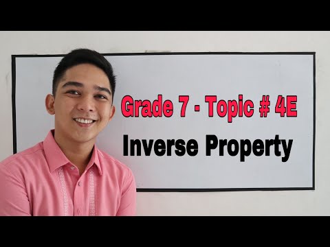 Video: Ano ang inverse property?