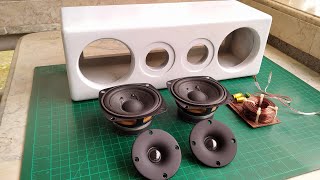 DIY Center Channel Speaker + 2 Way Crossover Series Wiring