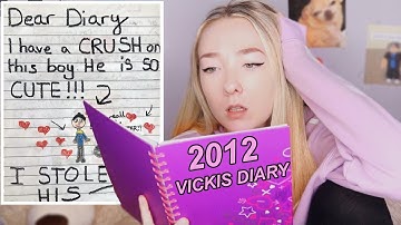 Reading My OLD Diary From When I Was 10 *embarrassing* | Vicki Vieteska