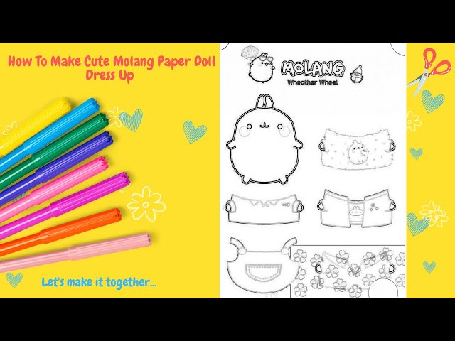 Molang house  Paper dolls diy, Hello kitty crafts, Paper dolls