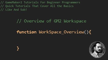 02: Setting up Your Workspace - Beginner GameMaker 2 Tutorials - GameMaker Basics