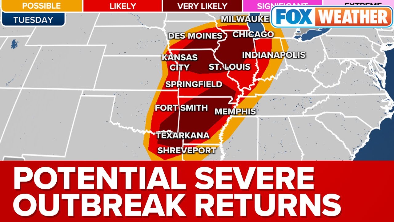 Another Significant Severe Weather Outbreak With Strong Tornadoes To ...